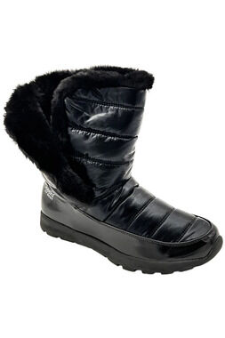 Tony Little Cheeks Fit Body Water Repellent Puffer Boot Black - Wide